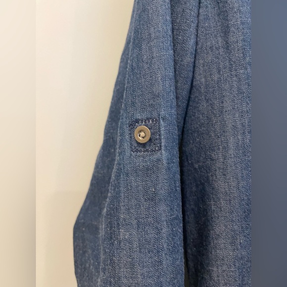 Banana Republic Chambray Shirtdress, Size 12 - Picture 6 of 7
